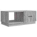 vidaXL Dohányzóasztal Szürke Sonoma 90 x 50 x 37 cm Szerelt Fa