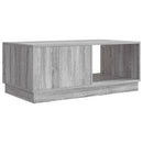 vidaXL Dohányzóasztal Szürke Sonoma 90 x 50 x 37 cm Szerelt Fa