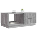 vidaXL Dohányzóasztal Szürke Sonoma 90 x 50 x 37 cm Szerelt Fa