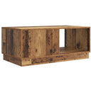 vidaXL Dohányzóasztal Antik Fa 90 x 50 x 37 cm Szerelt Fa
