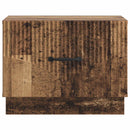 vidaXL Dohányzóasztal fiókkal Antik Fa 49 x 50 x 37 cm Szerelt Fa