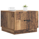 vidaXL Dohányzóasztal fiókkal Antik Fa 49 x 50 x 37 cm Szerelt Fa