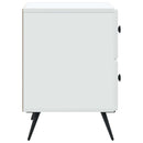 vidaXL Éjjeliszekrény 2 db Fehér 43 x 34,5 x 47,5 cm Szerelt Fa