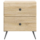 vidaXL Éjjeliszekrény fiókkal 2 pcs Sonoma Tölgy 43 x 34,5 x 47,5 cm