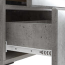 vidaXL Éjjeliszekrény Betonszürke 43 x 34,5 x 47,5 cm Szerelt Fa