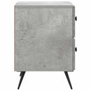 vidaXL Éjjeliszekrény Betonszürke 43 x 34,5 x 47,5 cm Szerelt Fa