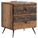 vidaXL Éjjeliszekrény fiókkal Antik Fa 43 x 34,5 x 47,5 cm Szerelt Fa