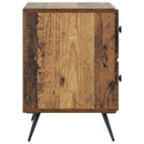 vidaXL Éjjeliszekrény fiókkal Antik Fa 43 x 34,5 x 47,5 cm Szerelt Fa