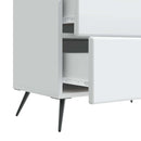 vidaXL Éjjeliszekrény fiókkal Fehér 62 x 34,5 x 47,5 cm Szerelt Fa