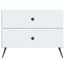 vidaXL Éjjeliszekrény fiókkal Fehér 62 x 34,5 x 47,5 cm Szerelt Fa