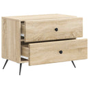vidaXL Éjjeliszekrény Sonoma Tölgy 62 x 34,5 x 47,5 cm Szerelt Fa