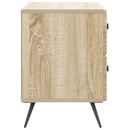 vidaXL Éjjeliszekrény Sonoma Tölgy 62 x 34,5 x 47,5 cm Szerelt Fa