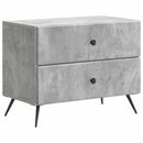 vidaXL Éjjeliszekrény Betonszürke 62 x 34,5 x 47,5 cm Szerelt Fa