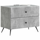 vidaXL Éjjeliszekrény Betonszürke 62 x 34,5 x 47,5 cm Szerelt Fa
