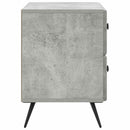 vidaXL Éjjeliszekrény Betonszürke 62 x 34,5 x 47,5 cm Szerelt Fa