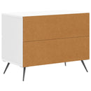 vidaXL Éjjeliszekrény Magasfényű Fehér 62 x 34,5 x 47,5 cm Szerelt Fa