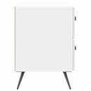 vidaXL Éjjeliszekrény Magasfényű Fehér 62 x 34,5 x 47,5 cm Szerelt Fa
