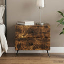 vidaXL Éjjeliszekrény Füstös Tölgy 62 x 34,5 x 47,5 cm Szerelt Fa
