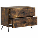vidaXL Éjjeliszekrény Füstös Tölgy 62 x 34,5 x 47,5 cm Szerelt Fa
