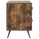vidaXL Éjjeliszekrény Füstös Tölgy 62 x 34,5 x 47,5 cm Szerelt Fa