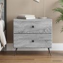 vidaXL Éjjeliszekrény Szürke Sonoma 62 x 34,5 x 47,5 cm Szerelt Fa