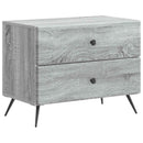 vidaXL Éjjeliszekrény Szürke Sonoma 62 x 34,5 x 47,5 cm Szerelt Fa