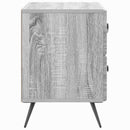 vidaXL Éjjeliszekrény Szürke Sonoma 62 x 34,5 x 47,5 cm Szerelt Fa