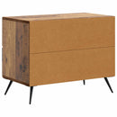vidaXL Éjjeliszekrény fiókkal Antik Fa 62 x 34,5 x 47,5 cm Szerelt Fa