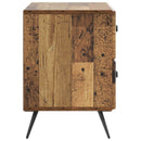 vidaXL Éjjeliszekrény fiókkal Antik Fa 62 x 34,5 x 47,5 cm Szerelt Fa