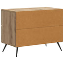 vidaXL Éjjeliszekrény Kézműves Tölgy 62 x 34,5 x 47,5 cm Szerelt Fa