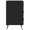 vidaXL Éjjeliszekrény fiókkal Fekete 43 x 41 x 66,5 cm Szerelt Fa