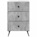 vidaXL Éjjeliszekrény fiókkal Betonszürke 43 x 41 x 66,5 cm Szerelt Fa