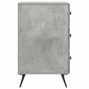 vidaXL Éjjeliszekrény fiókkal Betonszürke 43 x 41 x 66,5 cm Szerelt Fa