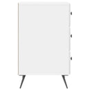 vidaXL Éjjeliszekrény Magasfényű Fehér 43 x 41 x 66,5 cm Szerelt Fa