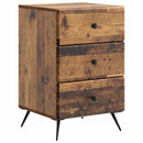 vidaXL Éjjeliszekrény fiókkal Antik Fa 43 x 41 x 66,5 cm Szerelt Fa