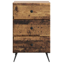 vidaXL Éjjeliszekrény fiókkal Antik Fa 43 x 41 x 66,5 cm Szerelt Fa