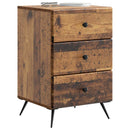 vidaXL Éjjeliszekrény fiókkal Antik Fa 43 x 41 x 66,5 cm Szerelt Fa