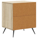 vidaXL Éjjeliszekrény 2 pcs Sonoma Tölgy 43 x 34,5 x 50 cm Szerelt Fa