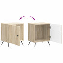 vidaXL Éjjeliszekrény 2 pcs Sonoma Tölgy 43 x 34,5 x 50 cm Szerelt Fa