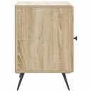 vidaXL Éjjeliszekrény 2 pcs Sonoma Tölgy 43 x 34,5 x 50 cm Szerelt Fa