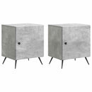 vidaXL Éjjeliszekrény 2 pcs Betonszürke 43 x 34,5 x 50 cm Szerelt Fa