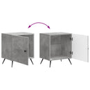 vidaXL Éjjeliszekrény 2 pcs Betonszürke 43 x 34,5 x 50 cm Szerelt Fa