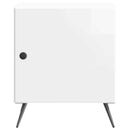 vidaXL Éjjeliszekrény 2 pcs Magasfényű Fehér 43 x 34,5 x 50 cm