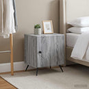 vidaXL Éjjeliszekrény 2 pcs Szürke Sonoma 43 x 34,5 x 50 cm Szerelt Fa