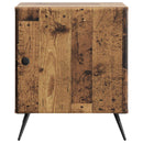 vidaXL Éjjeliszekrény Antik Fa 43 x 34,5 x 50 cm Szerelt Fa