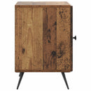 vidaXL Éjjeliszekrény Antik Fa 43 x 34,5 x 50 cm Szerelt Fa