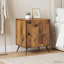 vidaXL Éjjeliszekrény 2 pcs Antik Fa 43 x 34,5 x 50 cm Szerelt Fa