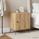 vidaXL Éjjeliszekrény 2 pcs Kézműves Tölgy 43 x 34,5 x 50 cm