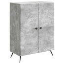 vidaXL Széf Betonszürke 66 x 34,5 x 90 cm Szerelt Fa