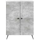 vidaXL Széf Betonszürke 66 x 34,5 x 90 cm Szerelt Fa